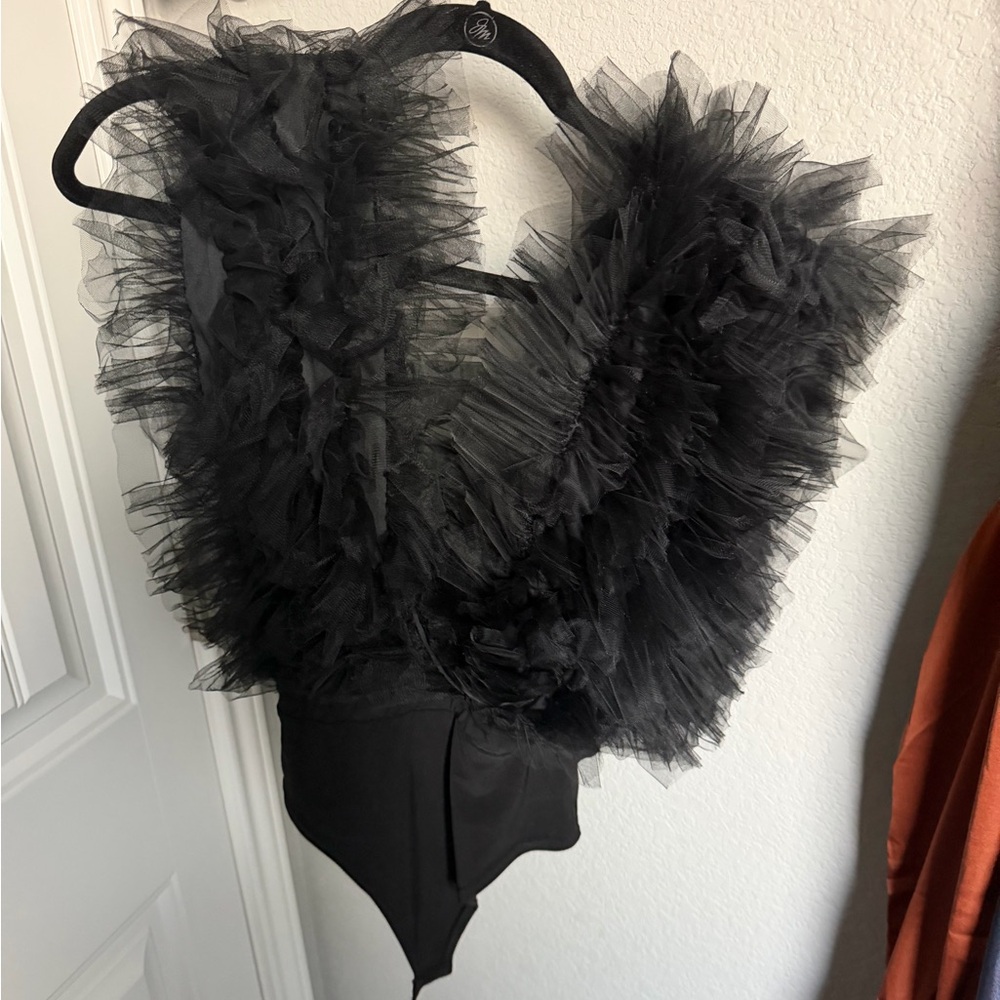 Alchemy Ruffled Bodysuit black - Picture 4 of 9